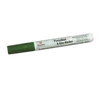 Rayher Marqueur pour verre et porcelaine, scintillant, vert, 1 pce., pointe ronde interchangeable 1-2mm, séchage rapide, base aqueuse, arts créatifs-38734426