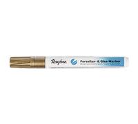 Rayher Marqueur pour verre & porcelaine effet, décoration 1-2 mm doré, 38734616