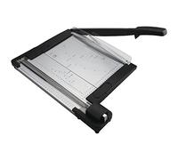 Rayher Massicot 2 en 1, 1 pce, levier et poussoir, 3 types de coupe, pliable, longueur de coupe max.32cm, bureau, arts créatifs, privé, professionnel-69133000, Transparent/Noir