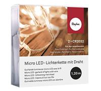 Rayher Mini guirlande lumineuse intérieur +fil 120cm 10 lumignon, 69136000