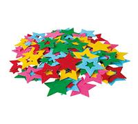 Rayher Mix Motifs Feutre Autocollants étoiles ø1,4+4cm, 120 pcs coloré, 43004999