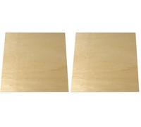 Rayher Panneau de contreplaqué p. bricolage 300x200x4 mm 1 pce, nature, 6299700, beige (Lot de 2)
