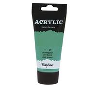 Rayher Peinture acrylique, vert foncé, 1 tube, 75ml, toutes surfaces, usages multiples, arts créatifs-38912448