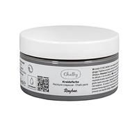 Rayher Peinture effet craie «Chalky Finish», gris foncé ultra mat, 1 pot, 100 ml, solution aqueuse, arts créatifs, décoration vintage-35047570