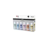 Rayher Peintures acryliques kit Pastel p. Arts créatifs 6 coul. à 60ml, 35061000, Pastell