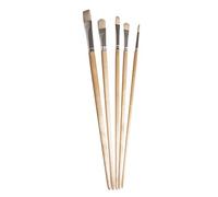 Rayher Pinceaux 37064000 type assortis 100% certifié FSC Synthétique Marron 4 x 0 6 x 0 13 cm