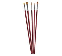 Rayher Pinceaux 37070000 Art assortis 100% FSC Synthétique Marron 4 x 0 6 x 0 08 cm