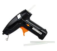 Rayher Pistolet à colle chaude à piles, 1 set, noir, 13X14cm, avec bâtons de colle, basses températures, arts créatifs, décorations, réparations-30092000