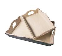 Rayher Plateau en Bois, Nature, 1 PCE., 20X30cm, FSC Mix Credit, avec anses, décoration, Service, présentation-62411000