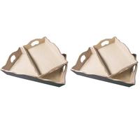 Rayher Plateau en Bois, Nature, 1 PCE., 28X38cm, FSC Mix Credit, avec anses, décoration, Service, présentation-62413000 (Lot de 2)