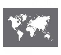 Rayher Pochoir Carte du Monde A5