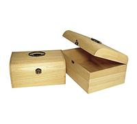 Rayher RAYHER coffret en bois avec des ornements antiques, 29,5 x 20,5 x 14cm, Beige