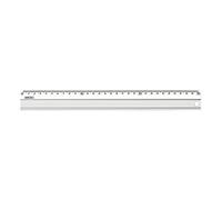 Rayher Règle graduée, gris, 1 pce., aluminium, 30cm, en cm et mm, bureau, mesure, coupe, dessin-8928800