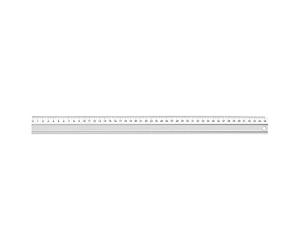 Rayher Règle graduée, gris, 1 pce., aluminium, 45cm, en cm et mm, bureau, mesure, coupe, dessin-8928900