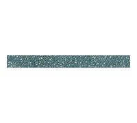 Rayher Ruban autocollant Washi Tape pailleté 15mm roul. 5m bleu lagon, 59925390, Lagune