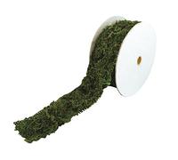 Rayher ruban en mousse naturelle décoration florale av jute vert 5cmx2m, 5531400