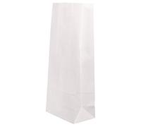 Rayher Sac en papier à fond plat, blanc, 10x24x6cm, 80g/m2, sct-LS 25pces