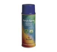Rayher Spray peinture acrylique mat, bleu, 200ml, DIN EN71-3, base aqueuse, séchage rapide, multiples surfaces, intérieur, extérieur, décoration, rénovation-34145385, Bleu Ultramarin