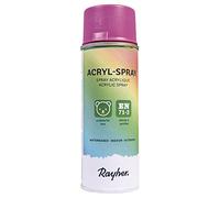 Rayher Spray peinture acrylique mat, rose, 200ml, DIN EN71-3, base aqueuse, séchage rapide, multiples surfaces, intérieur, extérieur, décoration, rénovation-34145264, 0,55 x 0,55 x 1,7 cm
