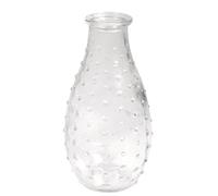 Rayher Vase en verre transparent av. pois p. décoration, 7 cm ø, 14 cm, 56811000