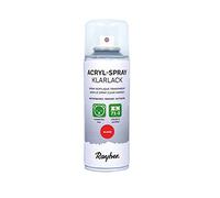 Rayher Vernis acrylique transparent, 1 pces, spray/aérosol, brillant, 200ml, base aqueuse, multiples surfaces, séchage rapide, intérieur et extérieur-34467000