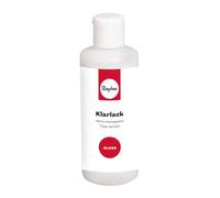 Rayher Vernis brillant, incolore, 1 bouteille, 80ml, extérieur, intérieur, film protecteur, arts créatifs-35092000