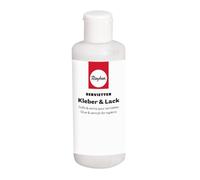 Rayher Vernis et colle 2-en-1, incolore, 1 bouteille, 80ml, extérieur, intérieur, colle pour technique des serviettes, arts créatifs-35094000