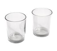 Rayher Verre pour bougie chauffe-plat, 5,6 cm ø en haut, 4,9 cm ø en bas, hauteur 6,5 cm, Couleur Cristal, 5600437