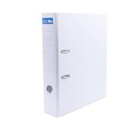 Raylu Paper Classeur à 2 anneaux A4 avec levier et tranche de 7,5 cm, classeur de grande capacité pour 500 feuilles, avec étiquette interchangeable (blanc)