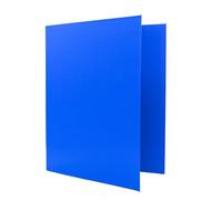 Raylu Paper - Classeur à 2 anneaux en D, classeur A4 avec anneaux pour ranger des documents, format A4 de 33,5 cm de haut x 26 cm de large (bleu, dos 25 mm)