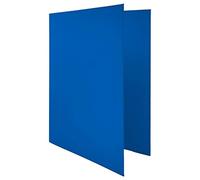Raylu Paper - Classeur A4 avec 4 Anneaux en D de 25 mm, Classeur A4 Rigide pour le Rangement de Documents, Format A4 33,5 cm de Haut par 26 cm de Large et un Dos de 4 cm d'Épaisseur (Bleu Foncé)