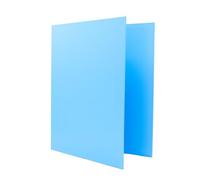 Raylu Paper - Classeur A4 avec 4 Anneaux en D de 25 mm, Classeur A4 Rigide pour le Rangement de Documents, Format A4 33,5 cm de Haut par 26 cm de Large et un Dos de 4 cm d'Épaisseur (Bleu Clair)
