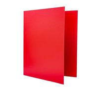 Raylu Paper - Classeur A4 avec 4 Anneaux en D de 25 mm, Classeur A4 Rigide pour le Rangement de Documents, Format A4 33,5 cm de Haut par 26 cm de Large et un Dos de 4 cm d'Épaisseur (Rouge)