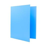 Raylu Paper - Classeur A4 avec 4 Anneaux en D de 25 mm, Classeur A4 Rigide pour le Rangement de Documents, Format A4 33,5 cm de Haut par 26 cm de Large et un Dos de 4 cm d'Épaisseur (Bleu Pastel)