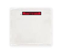 Raylu Paper® - Enveloppes de porte-documents adhésifs pour emballage liste d'expédition - Sacs pour porte-documents transparents avec fermeture automatique robuste - Lot de 500 pièces - Format A4