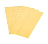 Raylu Paper - Lot de 20 Enveloppes Colorées avec Fermeture Adhésive, Enveloppes de Couleur pour Lettres, Cartes Postales, Faire-Parts, Carte de Voeux, Taille DL 110 x 220 mm (Crème)