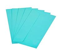 Raylu Paper - Lot de 20 Enveloppes Colorées avec Fermeture Adhésive, Enveloppes de Couleur pour Lettres, Cartes Postales, Faire-Parts, Carte de Voeux, Taille DL 110 x 220 mm (Bleu Clair)