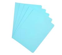 Raylu Paper - Lot de 25 Sous Chemises Cartonnées pour Documents, avec Fentes pour Ajouter des Attaches, Sous Dossiers en Papier Cartonné Épais de 200 g, Couleurs Vives (Bleu, Folio)