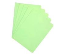 Raylu Paper - Lot de 25 Sous Chemises Cartonnées pour Documents, avec Fentes pour Ajouter des Attaches, Sous Dossiers en Papier Cartonné Épais de 200 g, Couleurs Vives (Vert, A4)