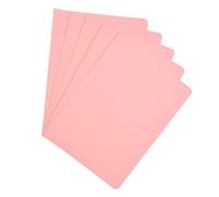 Raylu Paper - Lot de 25 Sous Chemises Cartonnées pour Documents, avec Fentes pour Ajouter des Attaches, Sous Dossiers en Papier Cartonné Épais de 200 g, Couleurs Vives (Rose, Folio)