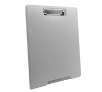 Raylu Paper - Porte Bloc A4 avec Pince Résistante et Couverture, Presse Papier Idéal pour la Prise de Notes ou Signer des Documents, Utile pour le Bureau, Design Élégant et Résistant (Gris)