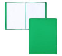 Raylu Paper Porte Vue A4 avec 60 Pochettes Transparentes, Porte Documents en Polypropylène 100% Recyclable, Protege Document pour Bureau et École (A4, Vert, 60 Vues)