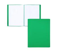 Raylu Paper Porte Vue A5 avec 10 Pochettes Transparentes, Porte Documents en Polypropylène 100% Recyclable, Protege Document pour Bureau et École (A5, Vert, 10 Vues)