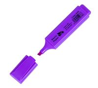 RAYLU PAPER Surligneur fluorescent à pointe biseautée, marqueur fluorescent avec trait de 2 à 5 mm, marqueurs fluorescents pour organisation (1, violet)