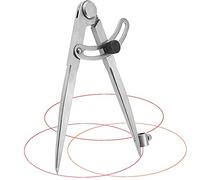 Rayong Compas Menuisier Professionnel 20 cm en Acier Au Carbone - Grand Diamètre pour Cercles de Dessin, Menuiserie, Travail du Métal et Cuir