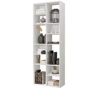 Rayonnage Blanc 12 Niches Horizontal ou Vertical L 67.9 H 176.4 P 29.8 cm - L 67.9 x l 29.8 x H 176.4 cm Blanc G