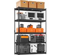 Rayonnage de stockage 5 niveaux Rayonnage pour charges lourdes Rayonnage de cave Rayonnage de garage 1134kg
