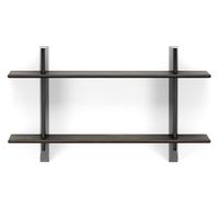 Rayonnage Mural étagère murale Vitra Chêne foncé massif - Noir profond - 4055737138362