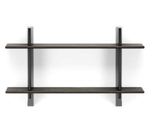 Rayonnage Mural étagère murale Vitra Chêne foncé massif - Noir profond - 4055737138362