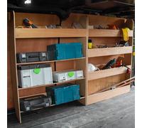 Rayonnage Personnalisable pour Ford Transit & Boîte à Outils MDF